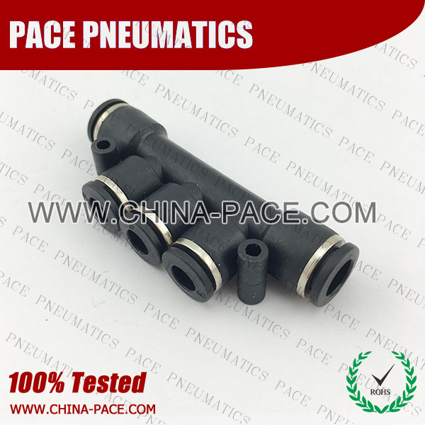 PZA,Pneumatic Fittings with npt and bspt thread, Air Fittings, one touch tube fittings, Pneumatic Fitting, Nickel Plated Brass Push in Fittings